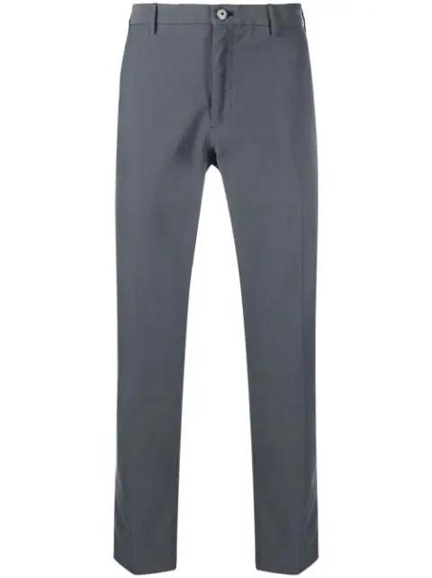 straight-leg cotton trousers by INCOTEX