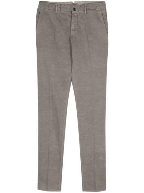 tapered-leg trousers by INCOTEX