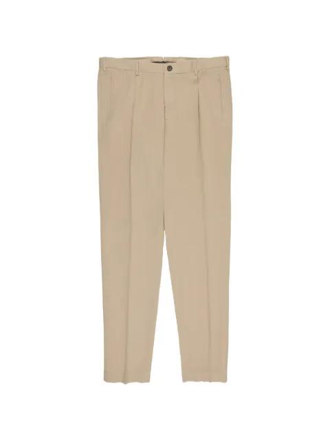 tapered pleated trousers by INCOTEX
