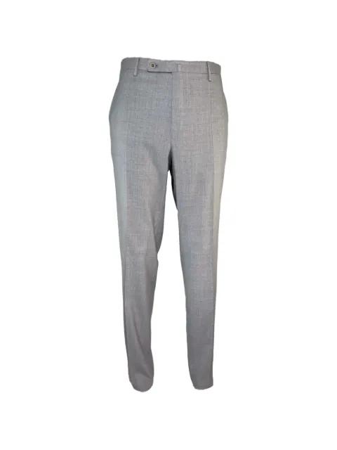 tropical-wool straight-leg trousers by INCOTEX