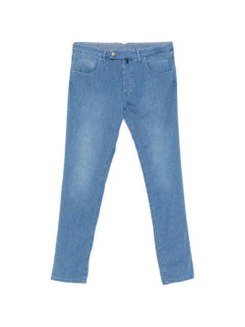 washed pocket trousers by INCOTEX
