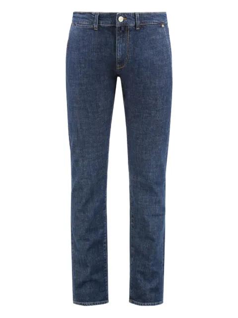 zip button jeans by INCOTEX