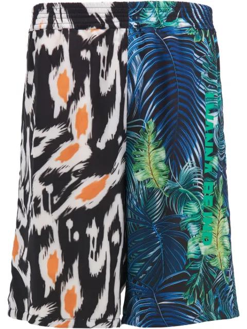 botanical-print shorts by INDACUM