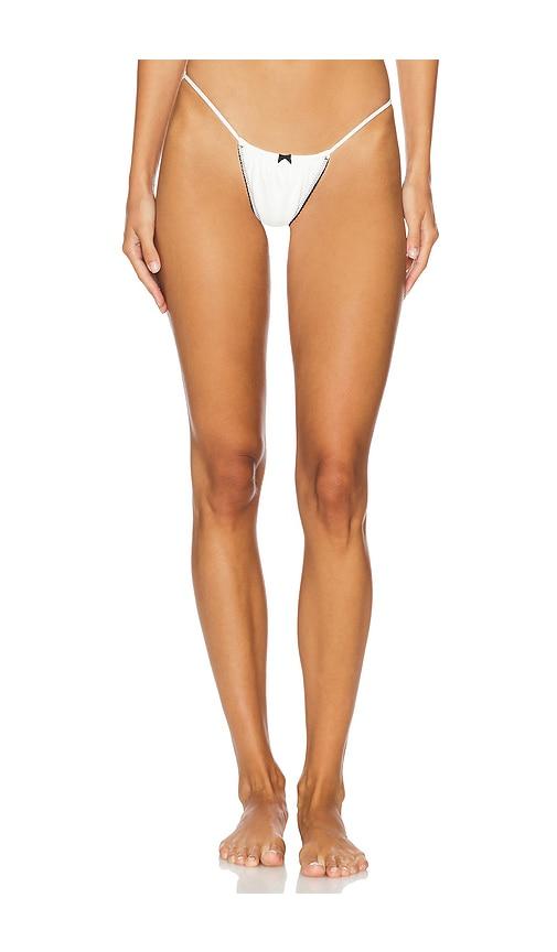 Indah Belinda Bikini Bottom in Ivory by INDAH