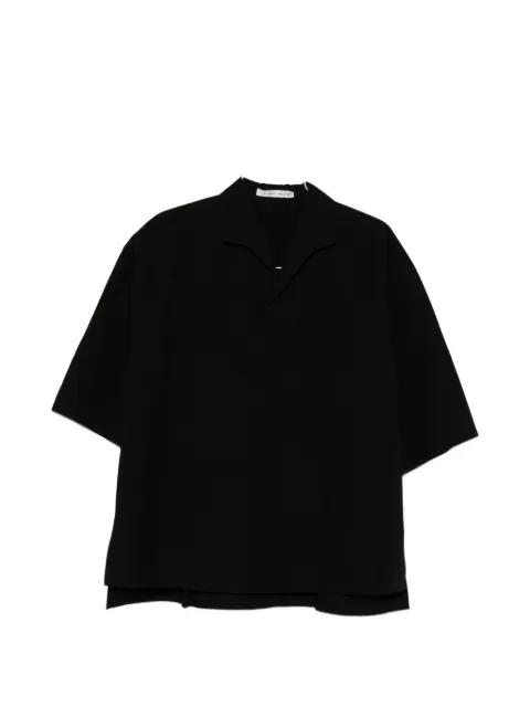 camp-collar layered T-shirt by INDIVIDUAL SENTIMENTS