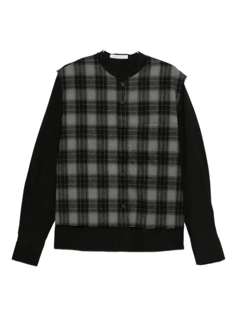checked long-sleeved shirt by INDIVIDUAL SENTIMENTS