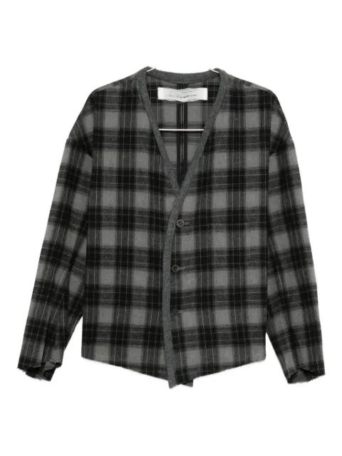 plaid-pattern cardigan by INDIVIDUAL SENTIMENTS