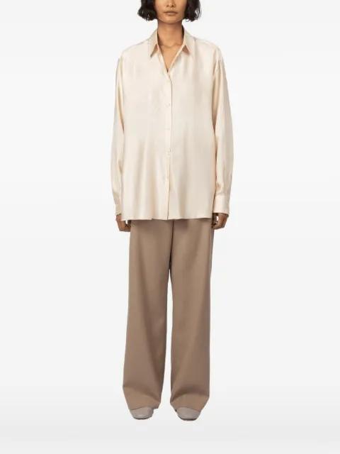 palm tree collared shirt by INDRESS