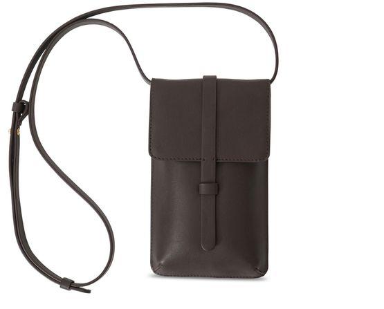 Léonore leather smartphone bag by INES DE LA FRESSANGE