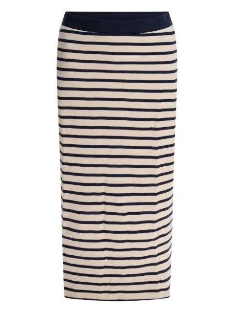 striped-pattern midi skirt by INES DE LA FRESSANGE