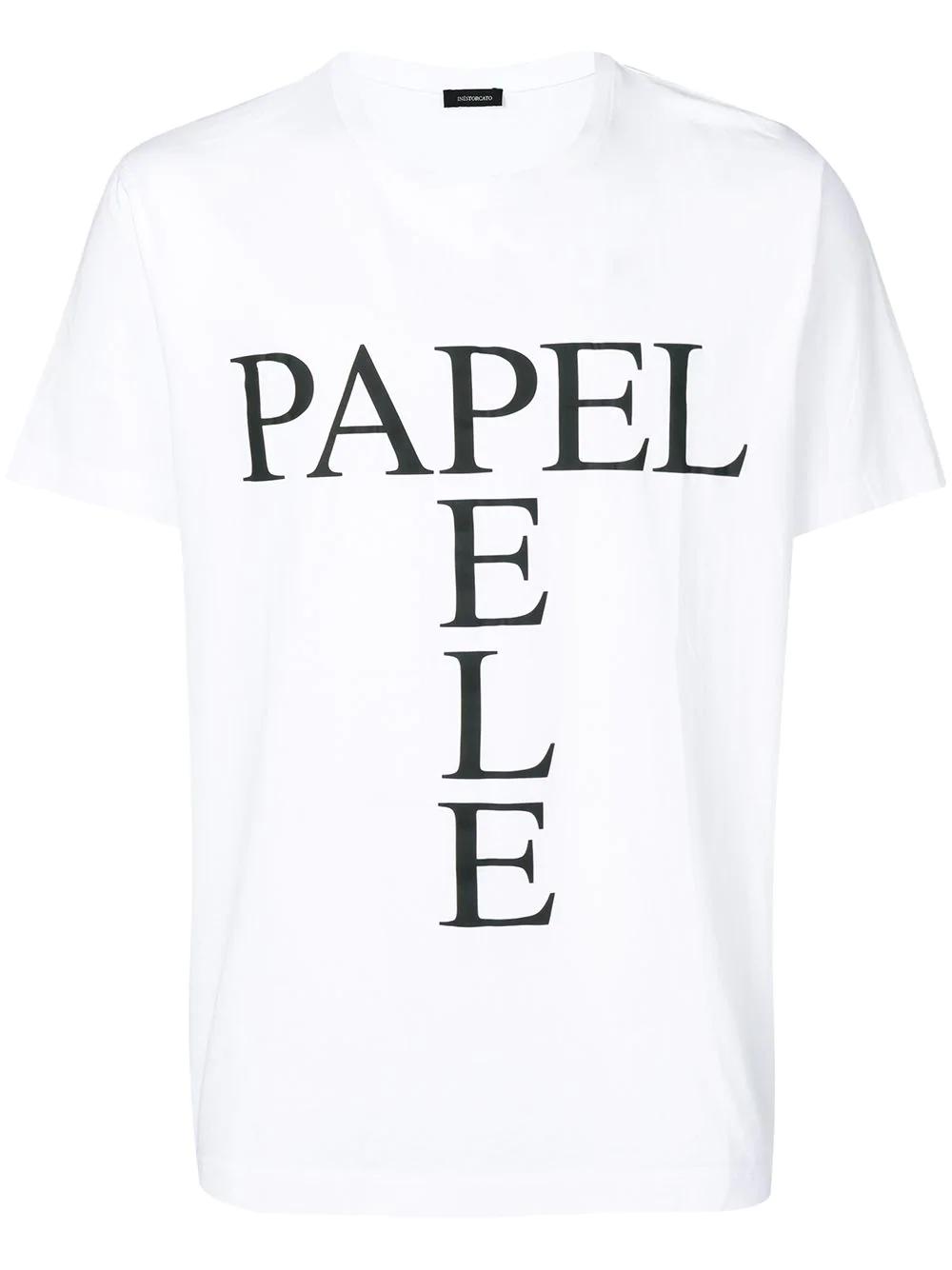 'Papel/Pele' T-shirt by INES TORCATO