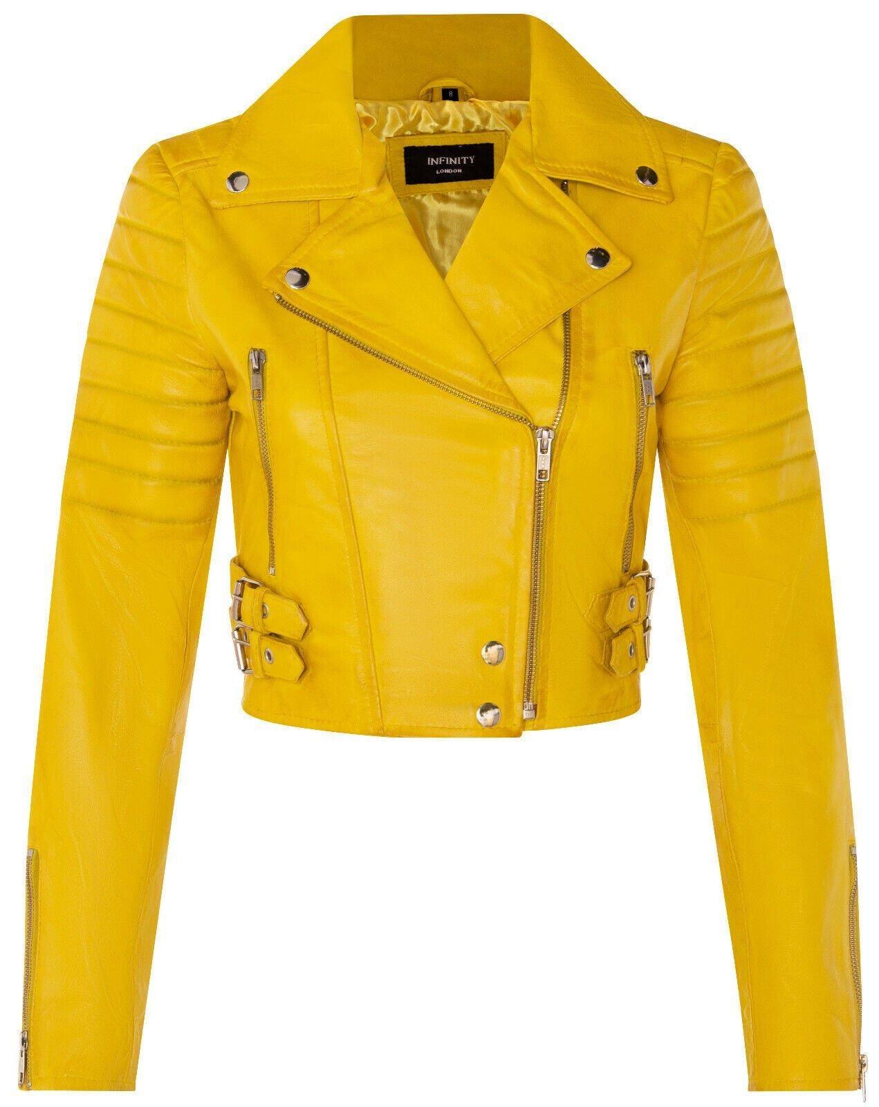 Brando Cropped Leather Biker Jacket - Bishop by INFINITY LEATHER