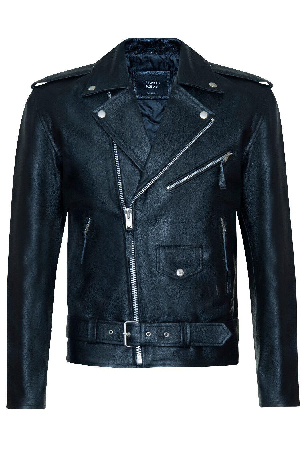 Brando Red Indian Cowhide Jacket - Osasco by INFINITY LEATHER