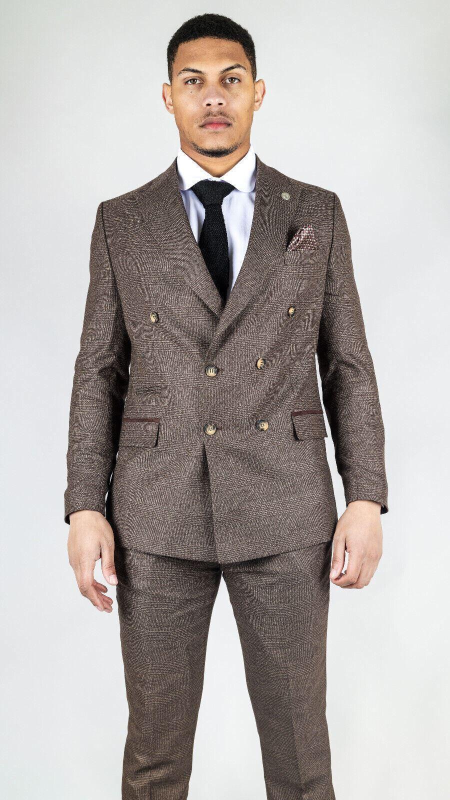 Classic Double Breasted 2-Piece Suit by INFINITY LEATHER