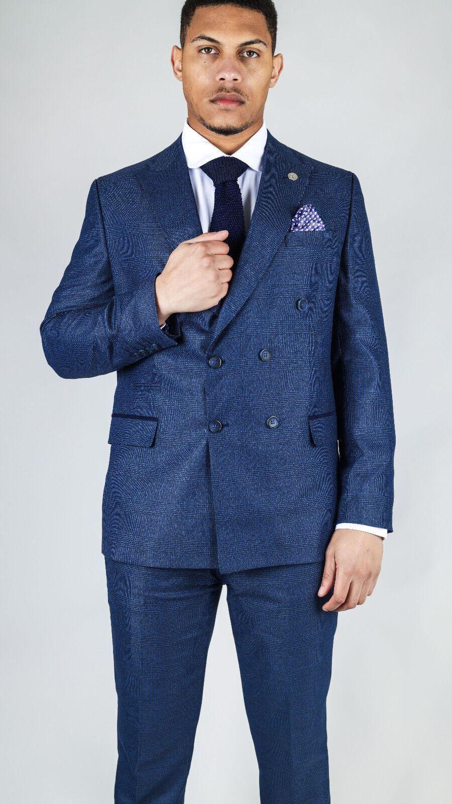 Classic Double Breasted 2-Piece Suit by INFINITY LEATHER