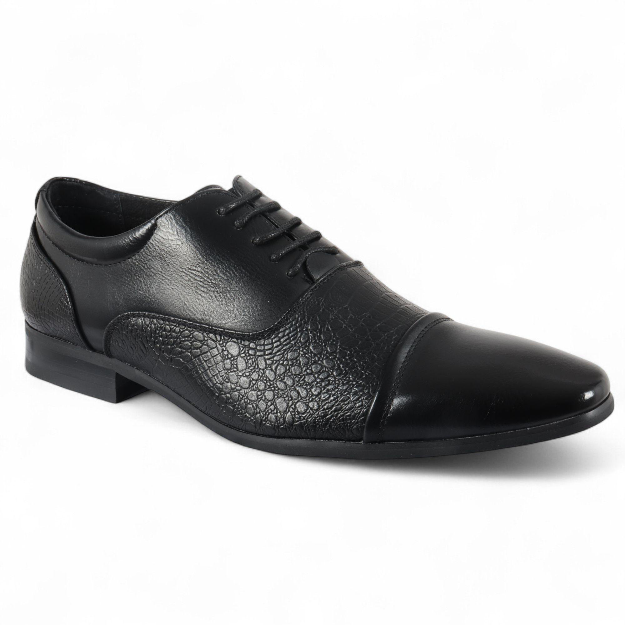 Classic Lace-Up Brogue Formal Shoes by INFINITY LEATHER