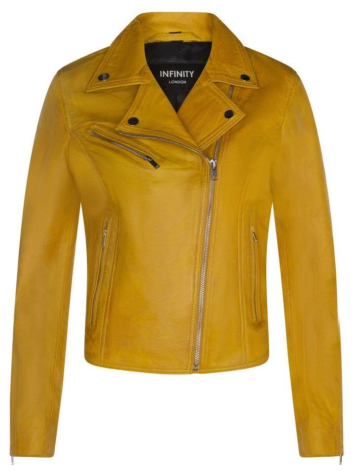 Classic Leather Brando Biker Jacket-Loughton by INFINITY LEATHER