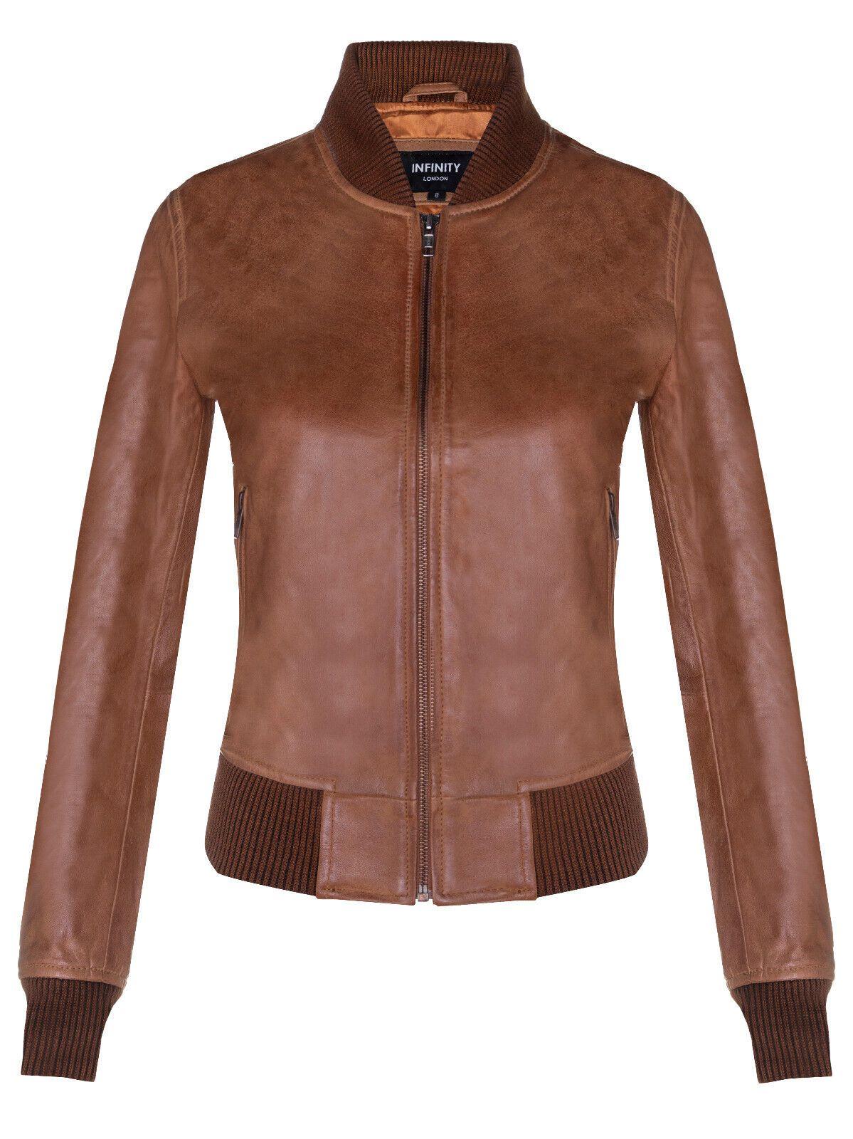 Classic MA-1 Leather Bomber Jacket-Newcastle by INFINITY LEATHER