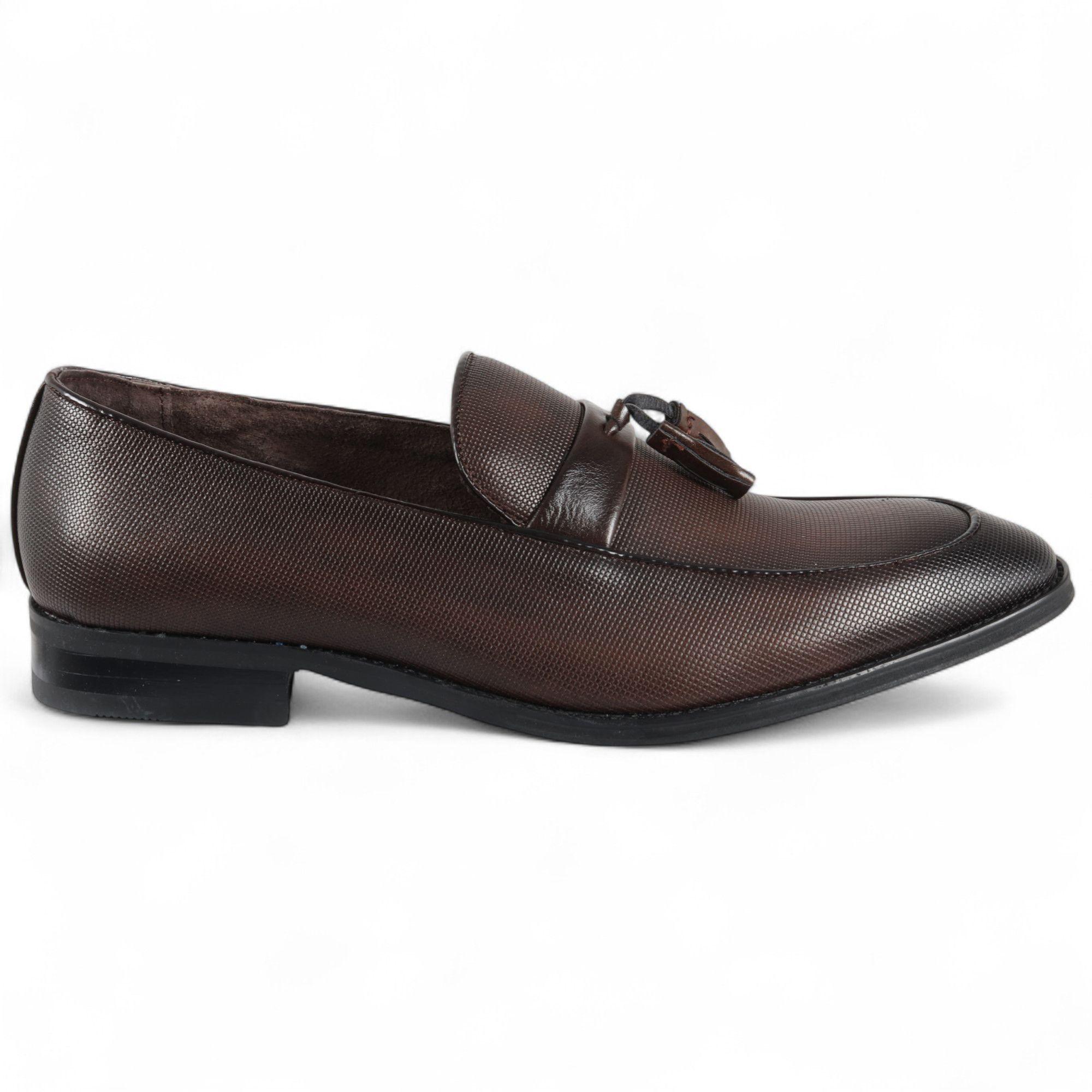 Classic Tassel Loafers Formal Shoes by INFINITY LEATHER