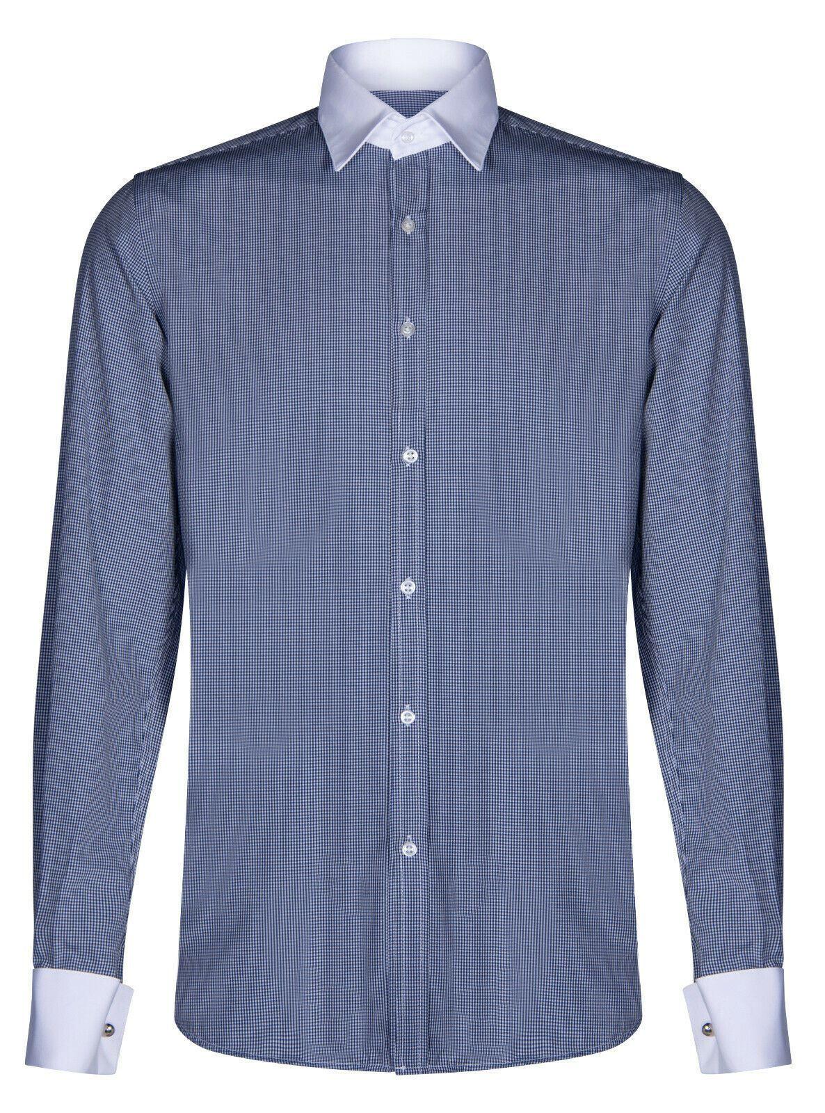 Club Collar Shirt 1920s Peaky Blinders With Bar Poplin Pin Smart by INFINITY LEATHER