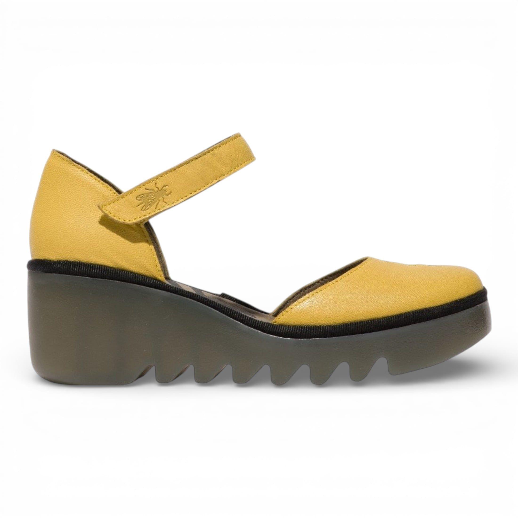 Fly London Suede Leather Wedge Sandals - BISO305FLY by INFINITY LEATHER
