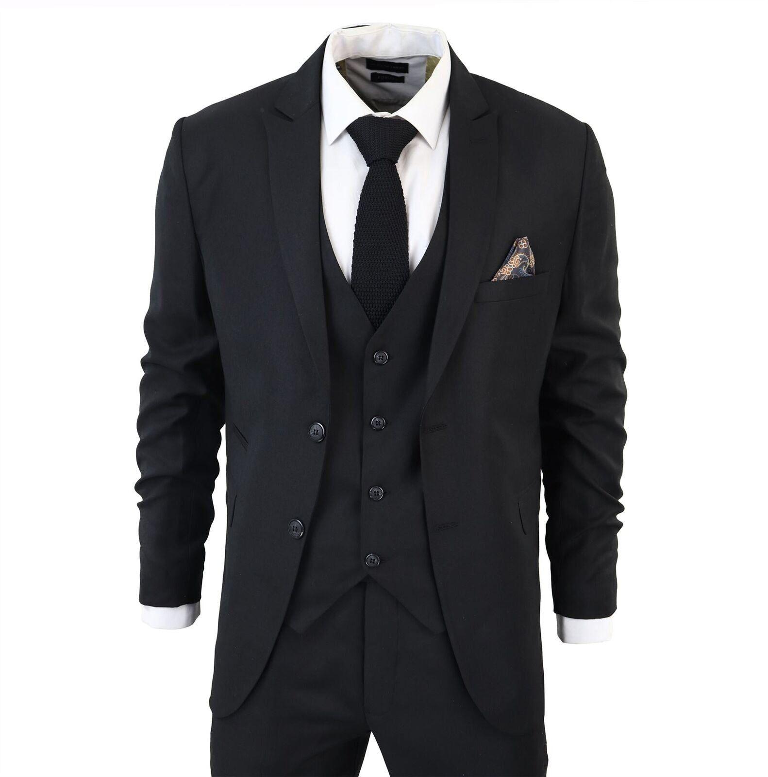 IM1 Classic Plain 3 Piece Suit by INFINITY LEATHER