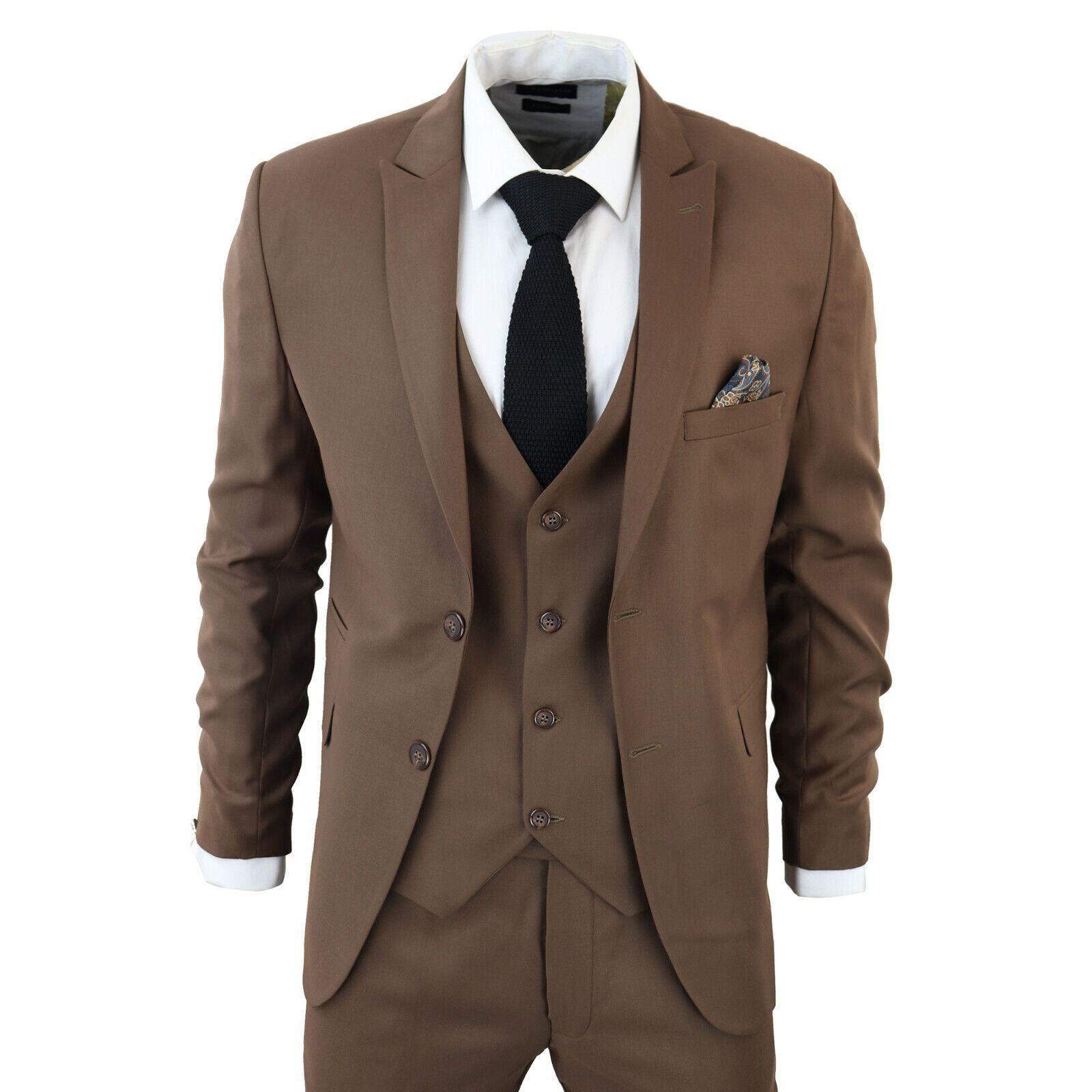 IM1 Classic Plain 3 Piece Suit by INFINITY LEATHER