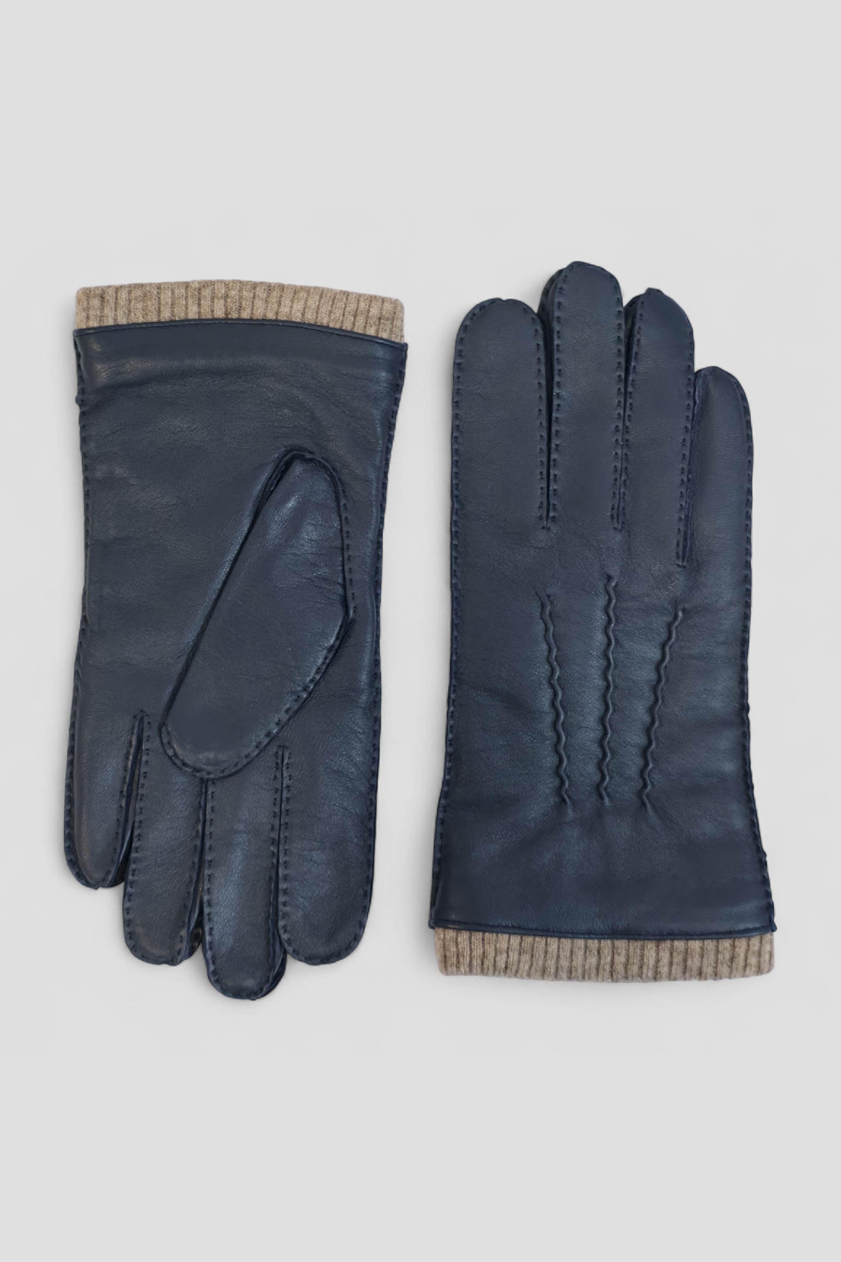 Italian Leather Warm Wool-Lined Winter Gloves - Marquis by INFINITY LEATHER