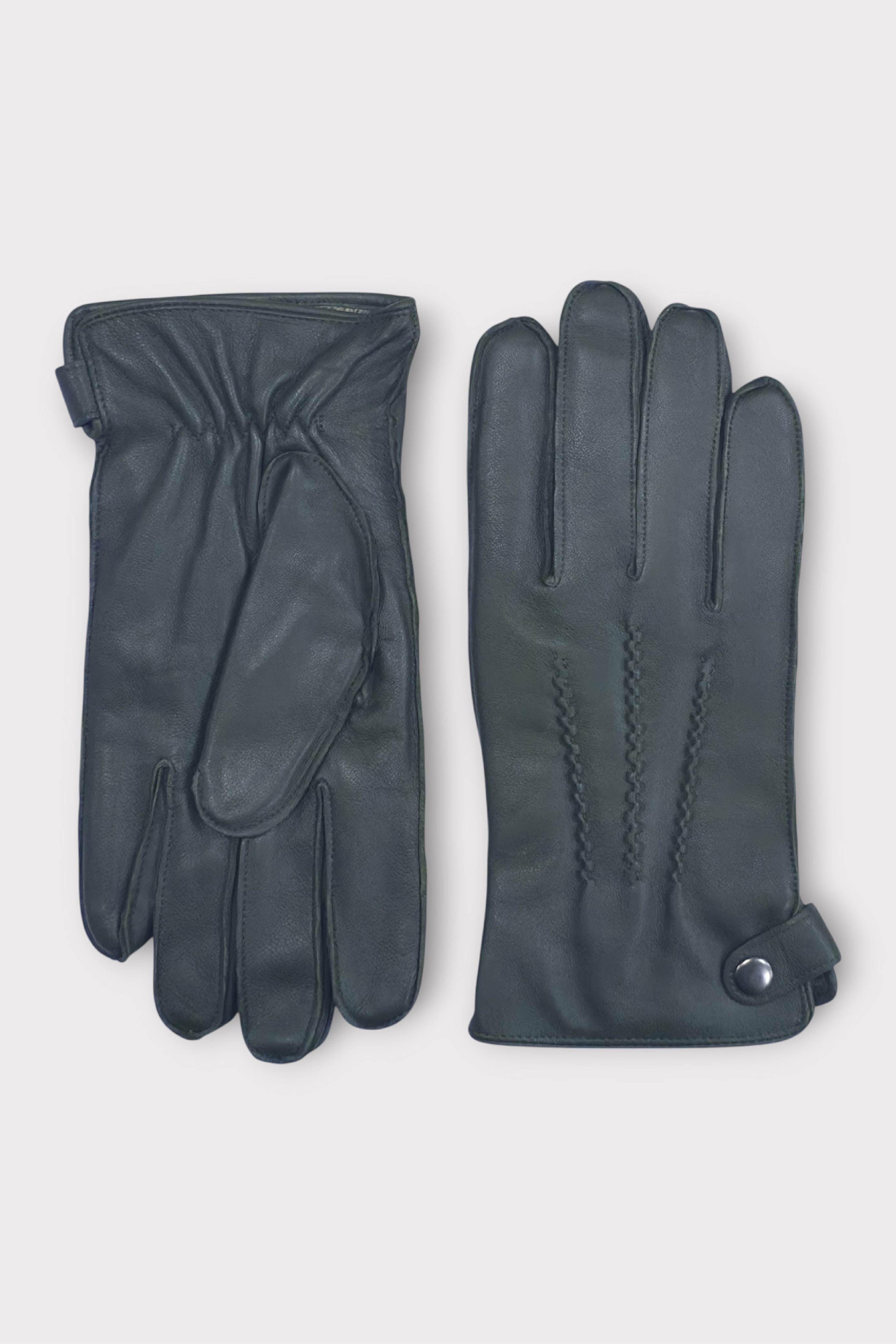 Italian Leather Warm Wool-Lined Winter Gloves - Regent by INFINITY LEATHER