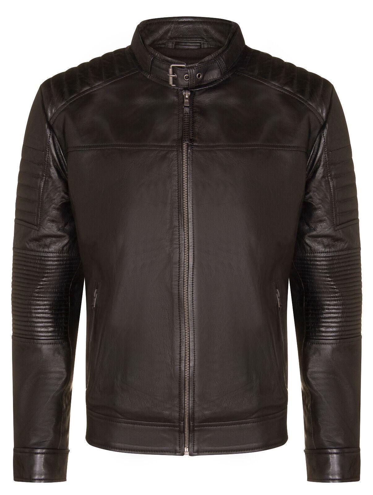 Leather Quilted Biker Jacket - Paris by INFINITY LEATHER