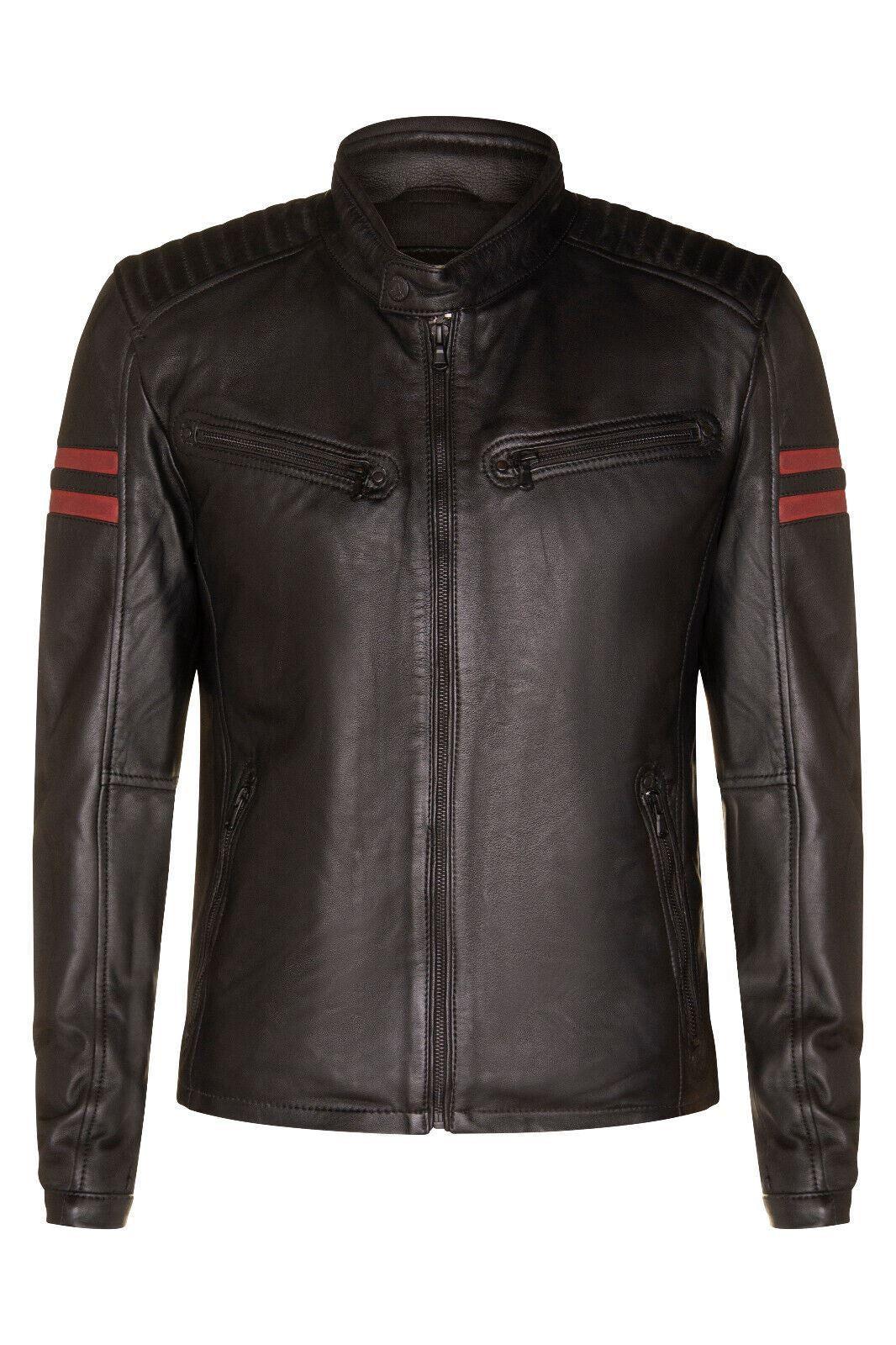Leather Retro Bomber Jacket - Rome by INFINITY LEATHER