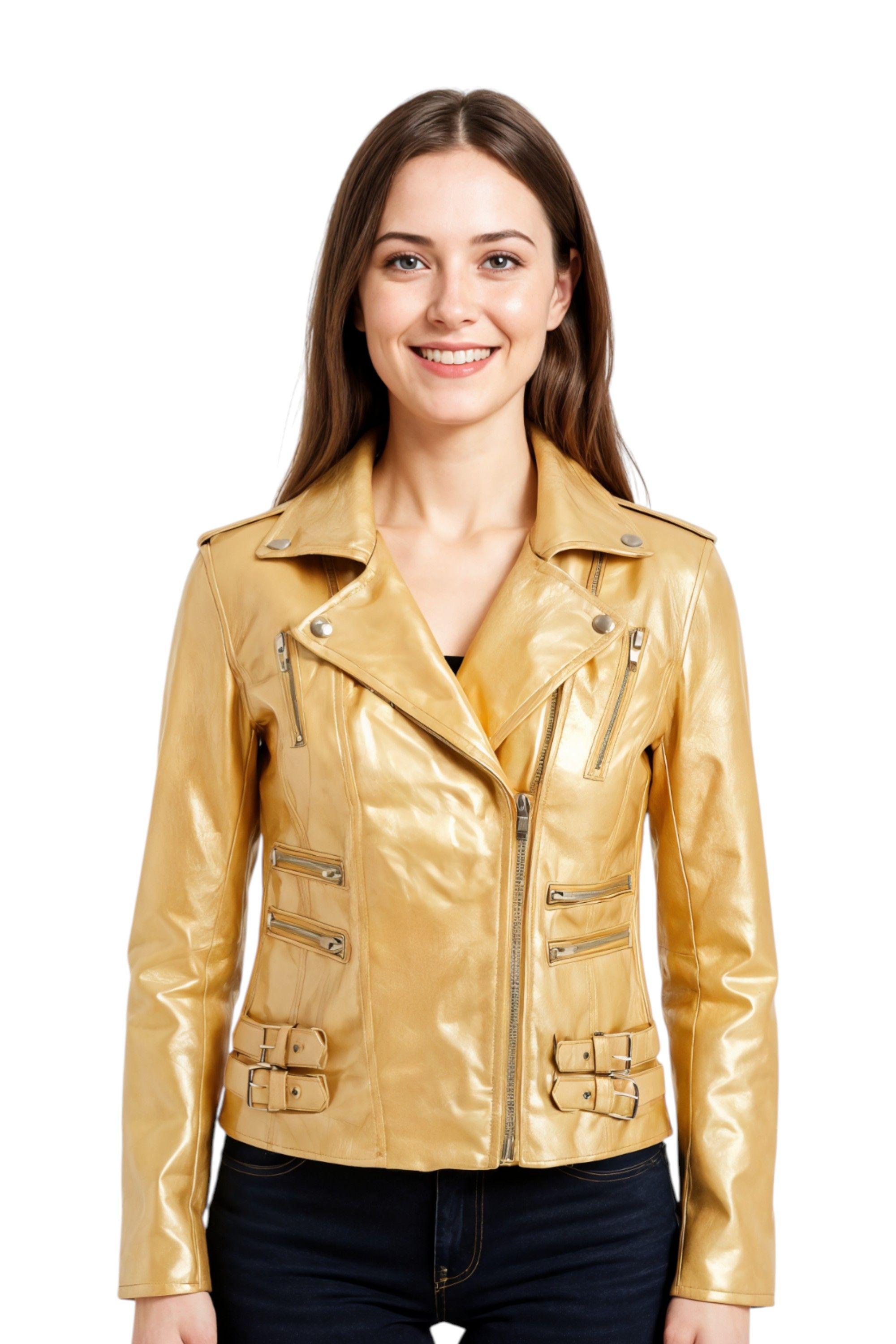Leather Teal Brando Biker Jacket-Constantia by INFINITY LEATHER