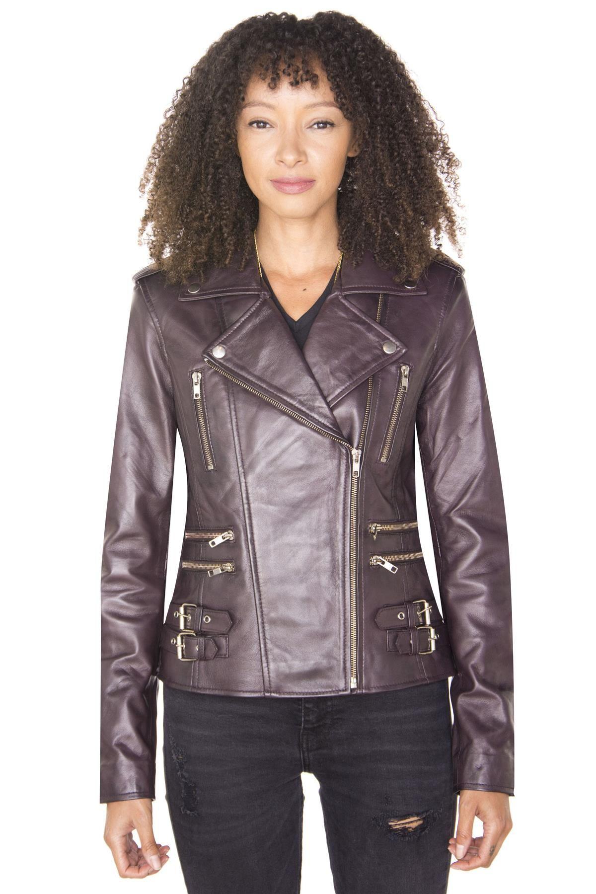 Leather Vintage Brando Biker Jacket-Orlando by INFINITY LEATHER