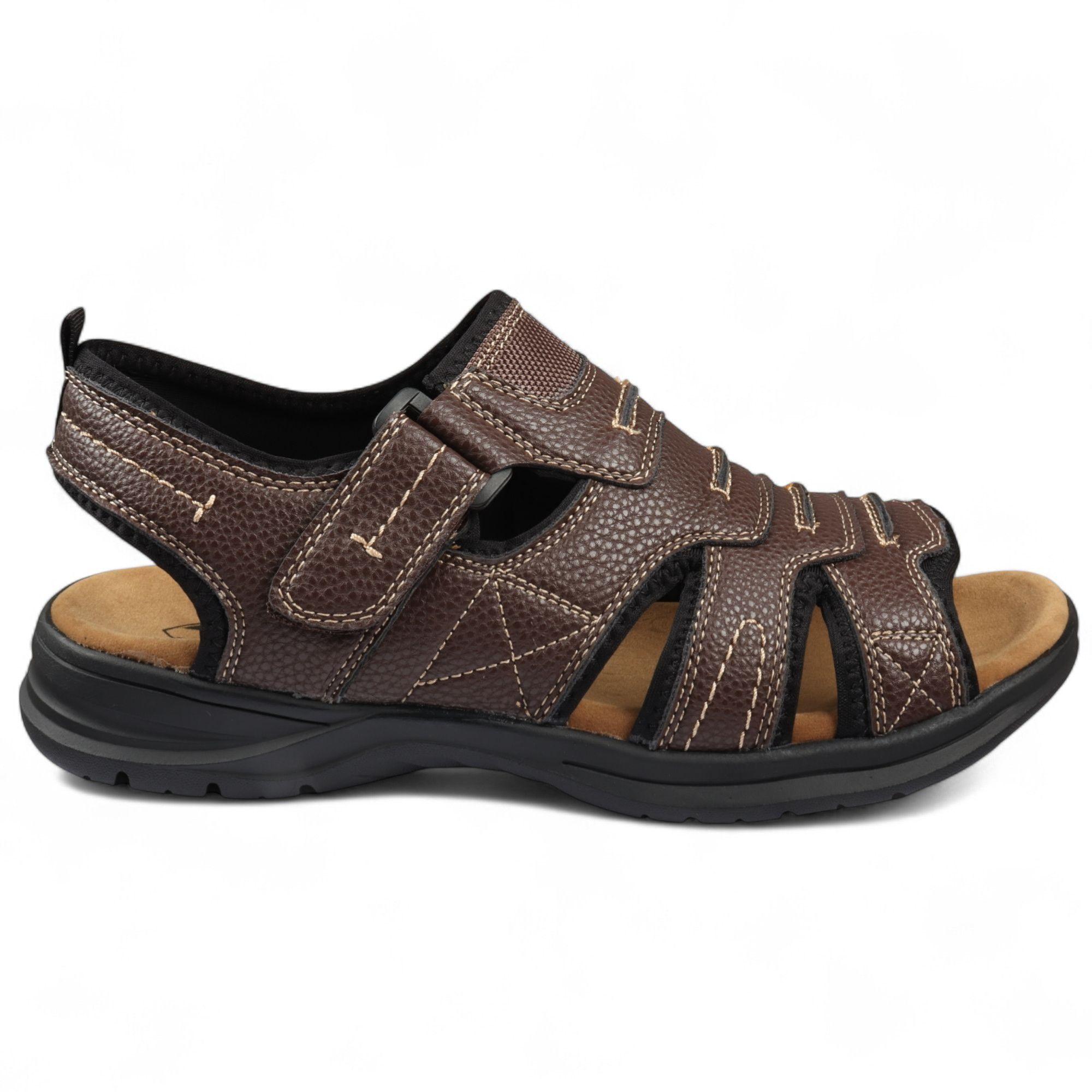 Lightweight Open Toe Casual Sandals by INFINITY LEATHER