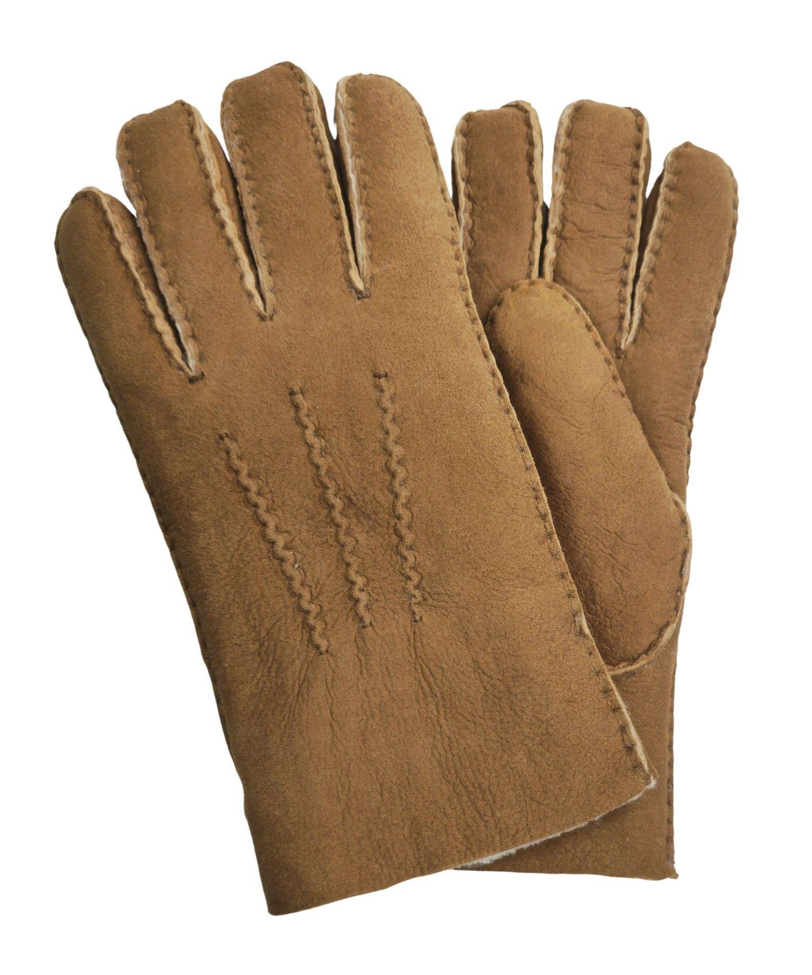 Luxury Sheepskin Suede Leather Gloves by INFINITY LEATHER