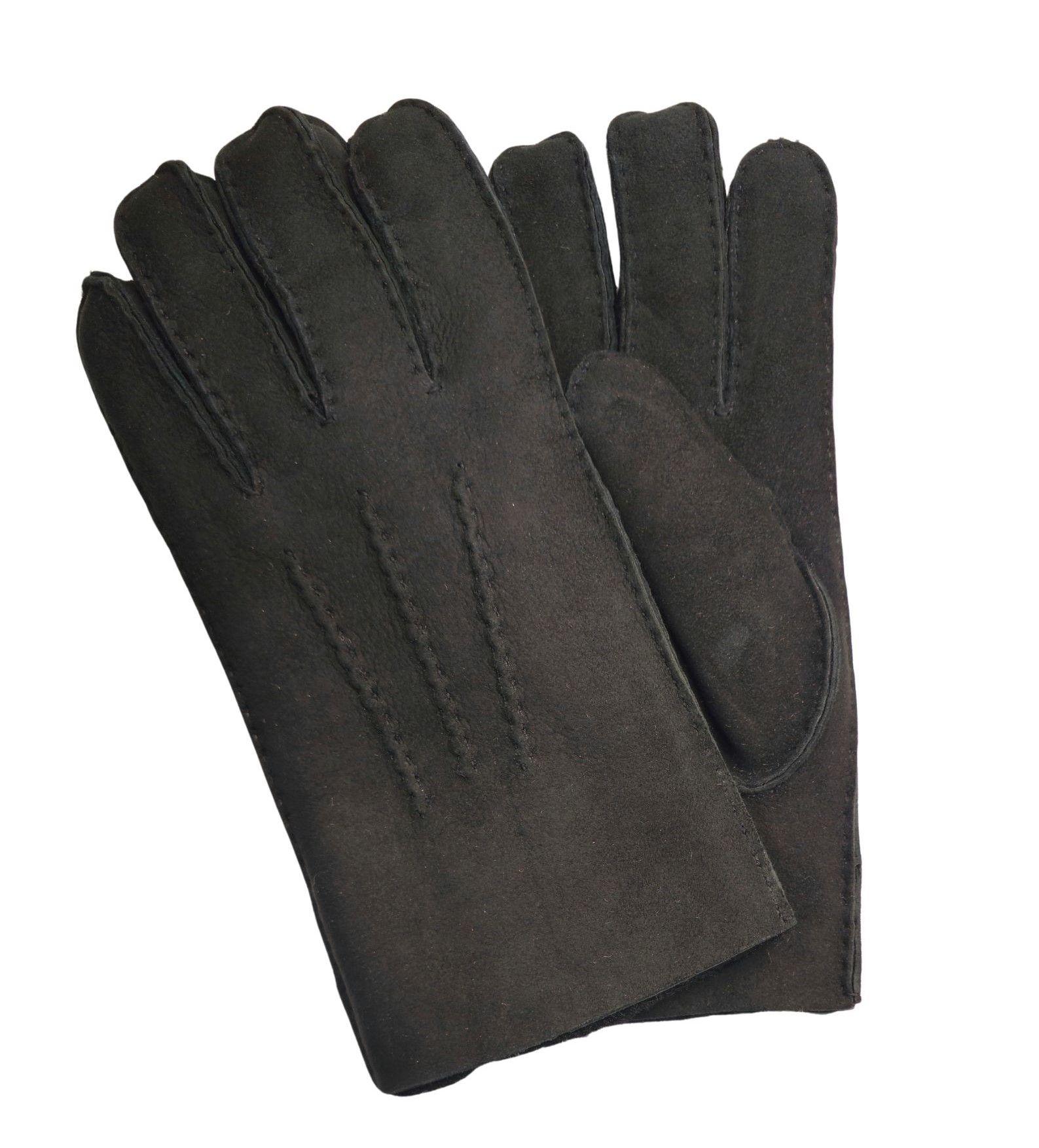 Luxury Sheepskin Suede Leather Gloves by INFINITY LEATHER