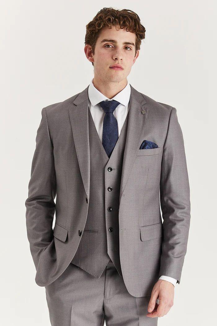 Men’s  Tailored 3 Piece Suit Formal Classic Suit by INFINITY LEATHER