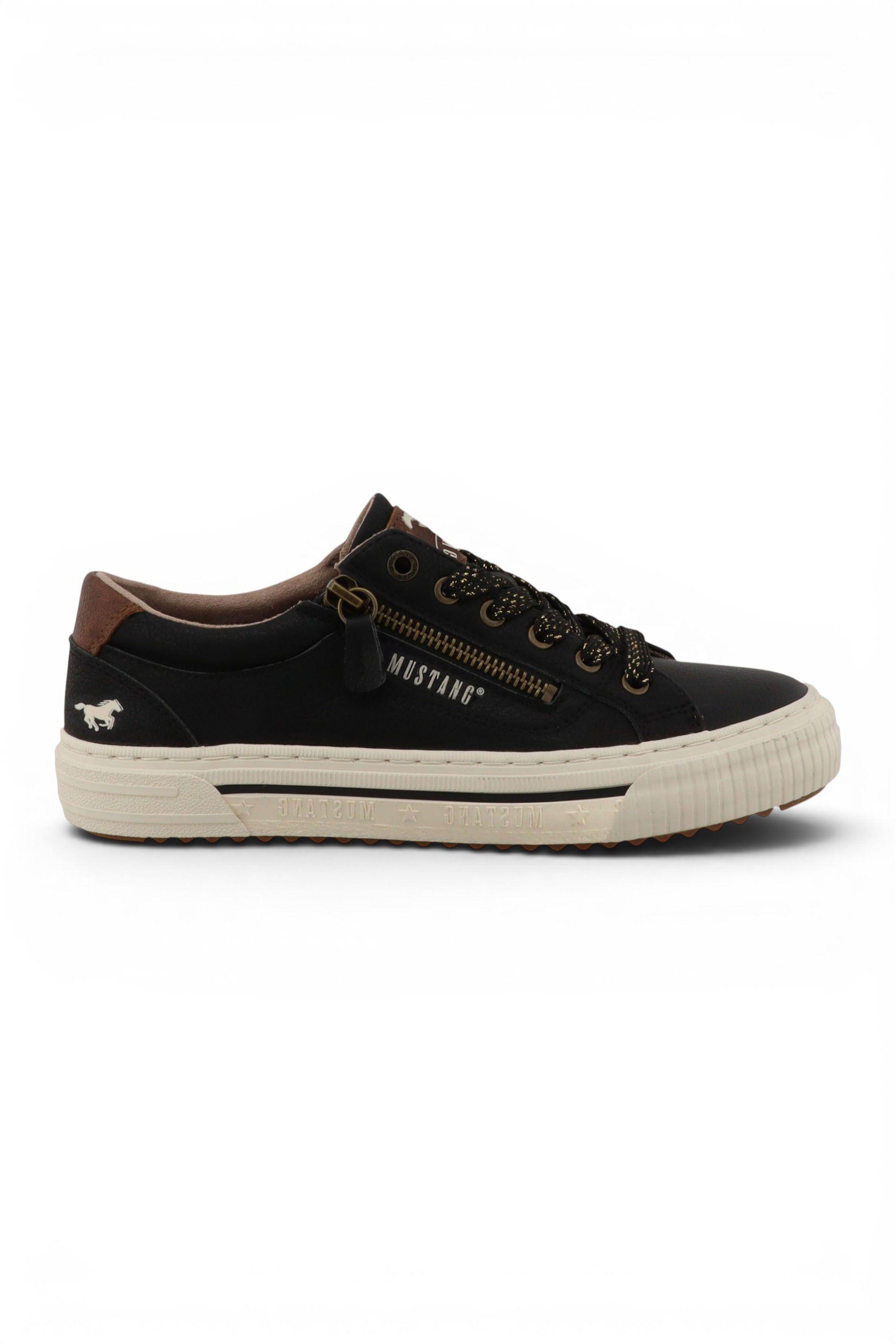 Mustang Faux Leather Trainer Sneaker Casual Shoes - M0112011 by INFINITY LEATHER