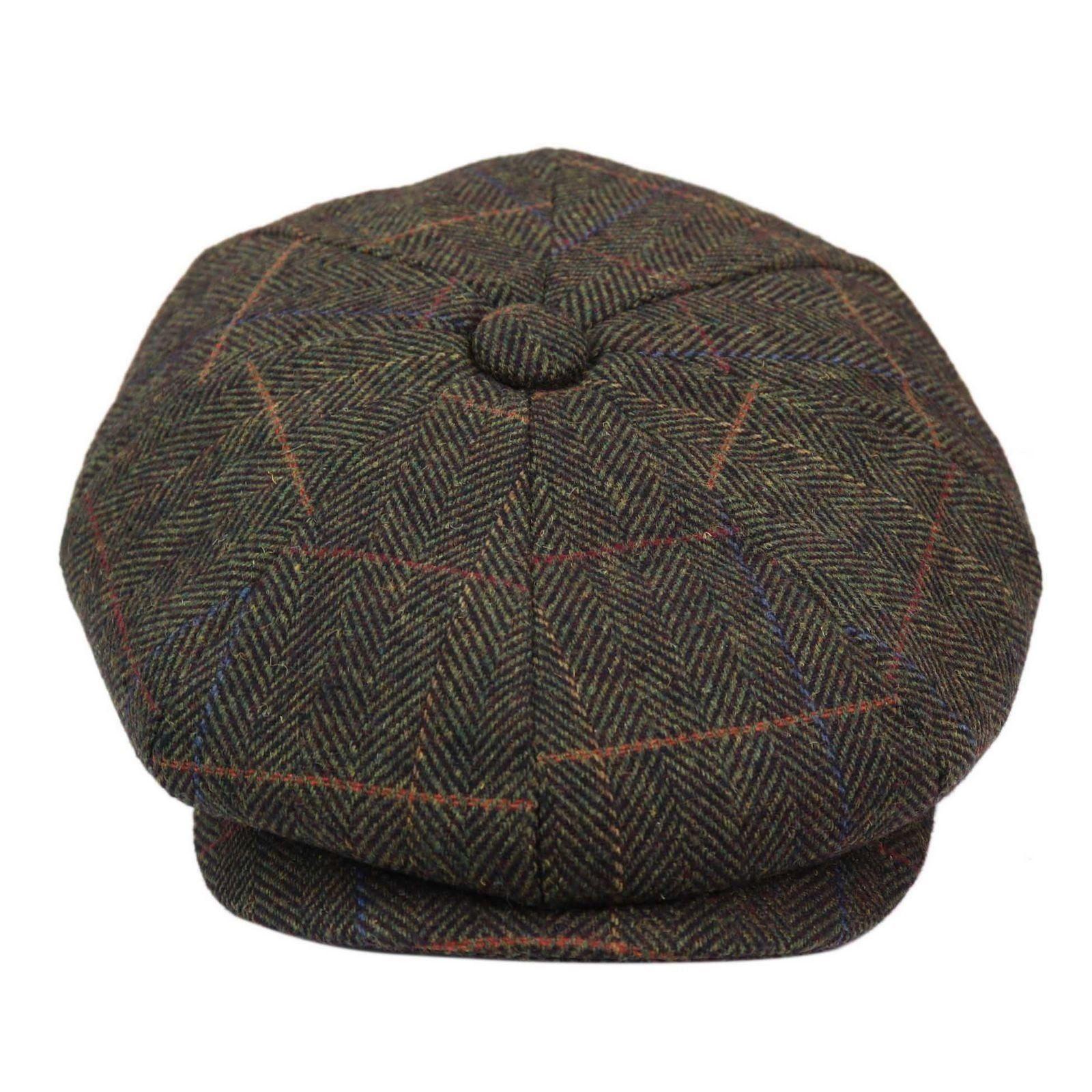 Peaky Blinders Herringbone Flat Hat by INFINITY LEATHER