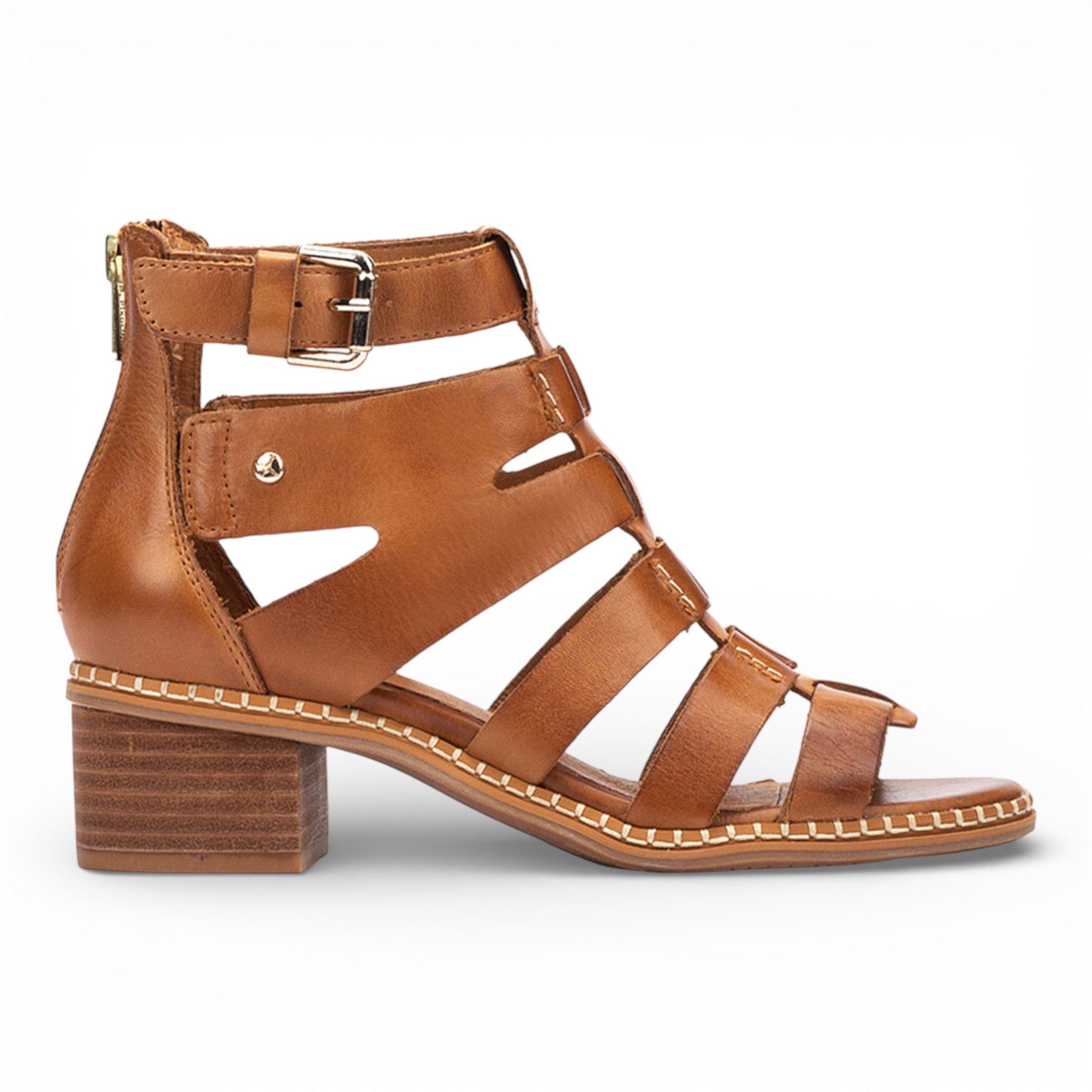 Pikolinos Leather Block-Heel Gladiator Sandals - Blanes by INFINITY LEATHER Pikolinos Leather Block-Heel Gladiator Sandals - Blanes by INFINITY LEATHER