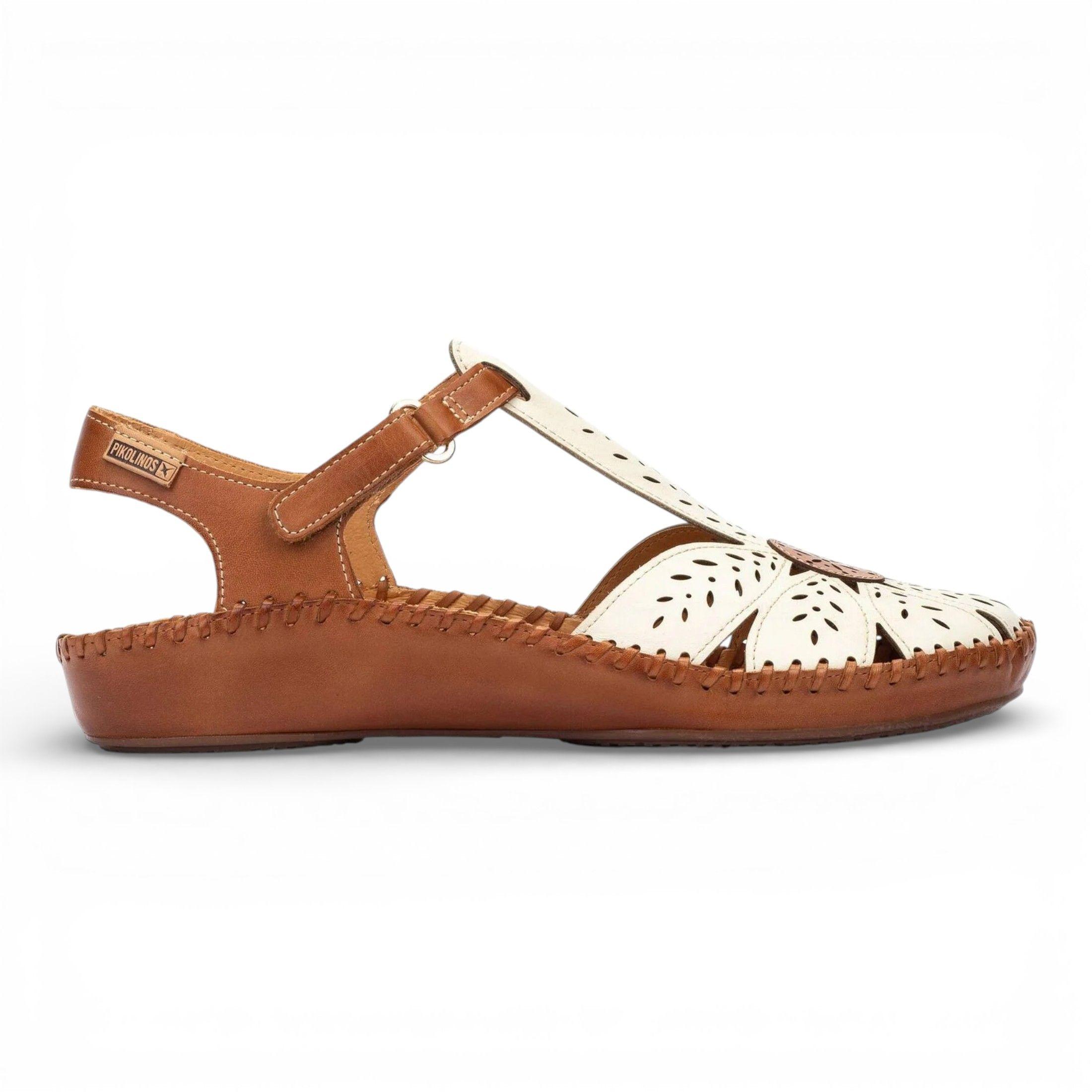 Pikolinos Leather Cushioned Wedge Sandal Shoes - P-Vallarta by INFINITY LEATHER