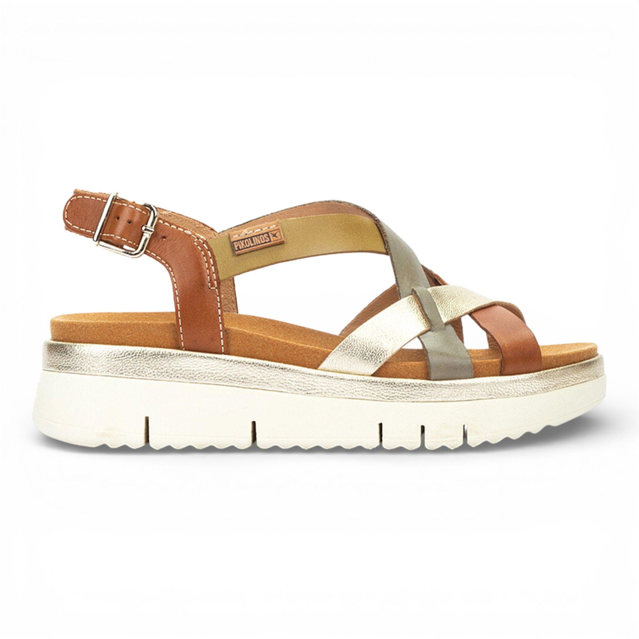 Pikolinos Leather Extra-Light Summer Wedge Sandals - Palma by INFINITY LEATHER