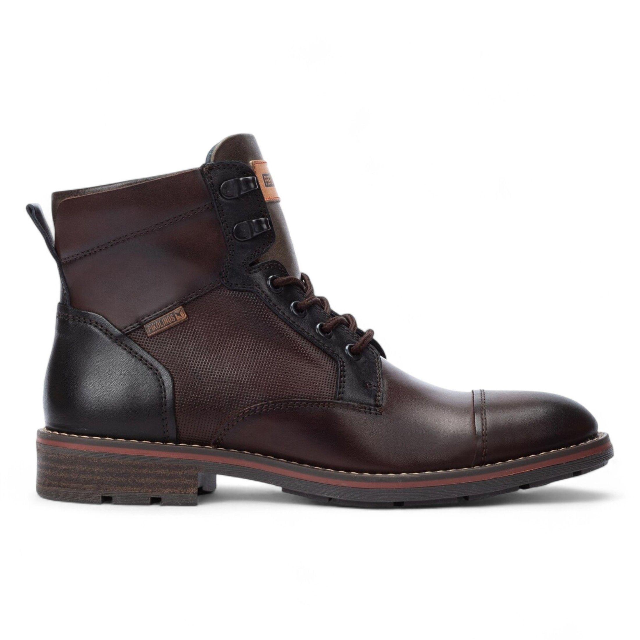 Pikolinos Leather Zip & Lace Up Ankle Boots - York by INFINITY LEATHER