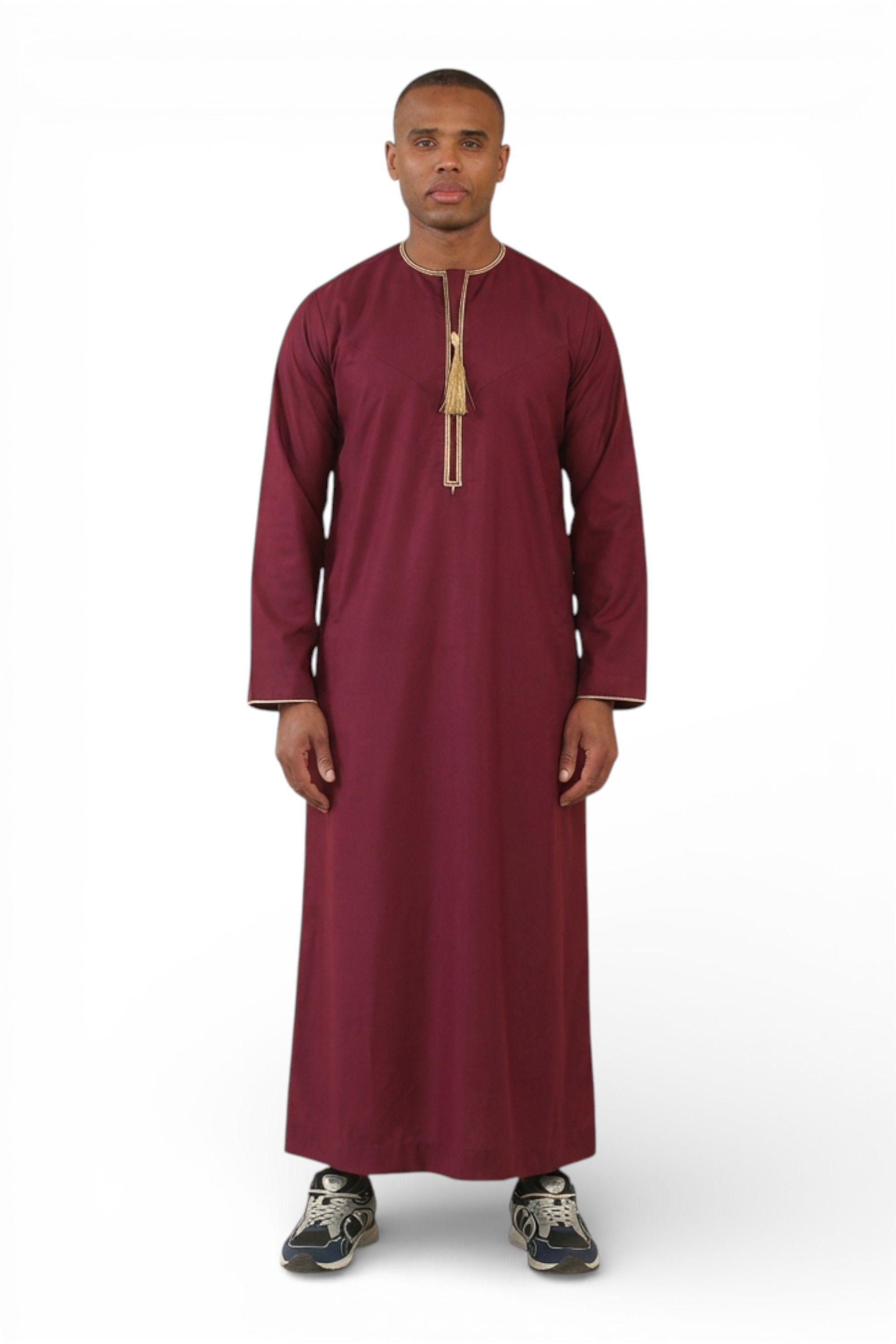 Ramadan Moroccan Thobe Robe Emirati Eid Jubba- TT-003 by INFINITY LEATHER