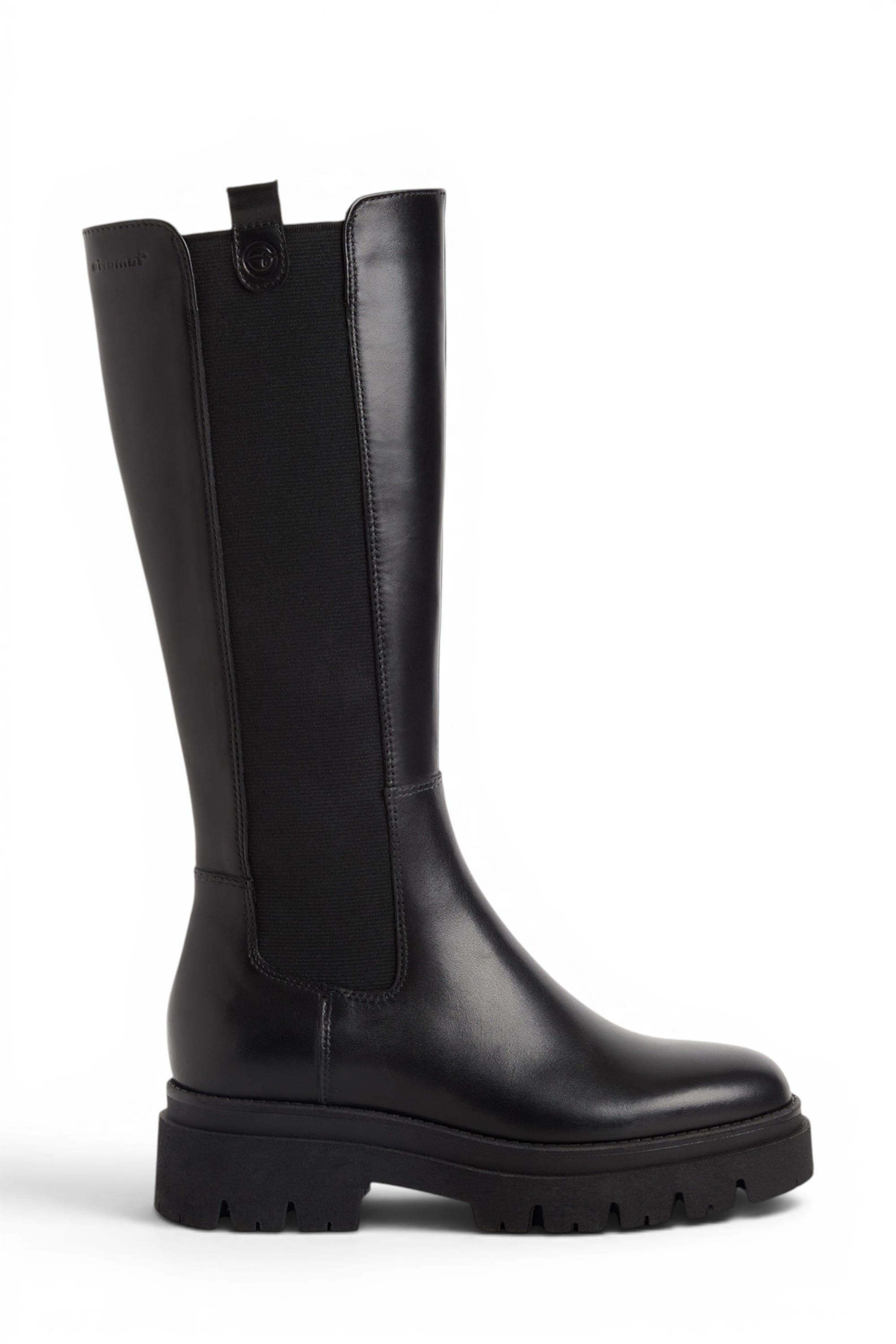 Tamaris Leather Knee High Platform Heel Long Boots - 25608-41 by INFINITY LEATHER