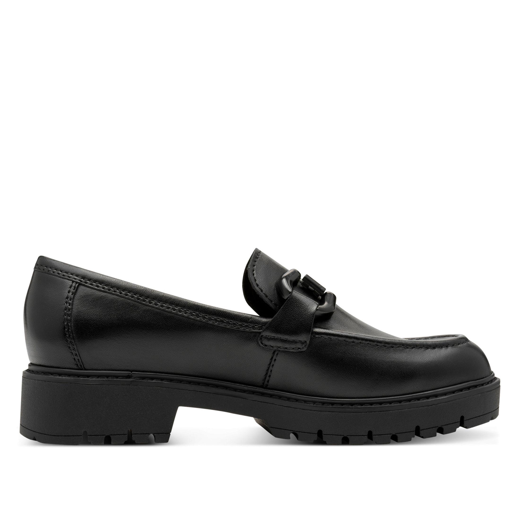 Tamaris Leather Loafers Slip-On Platform Shoes by INFINITY LEATHER