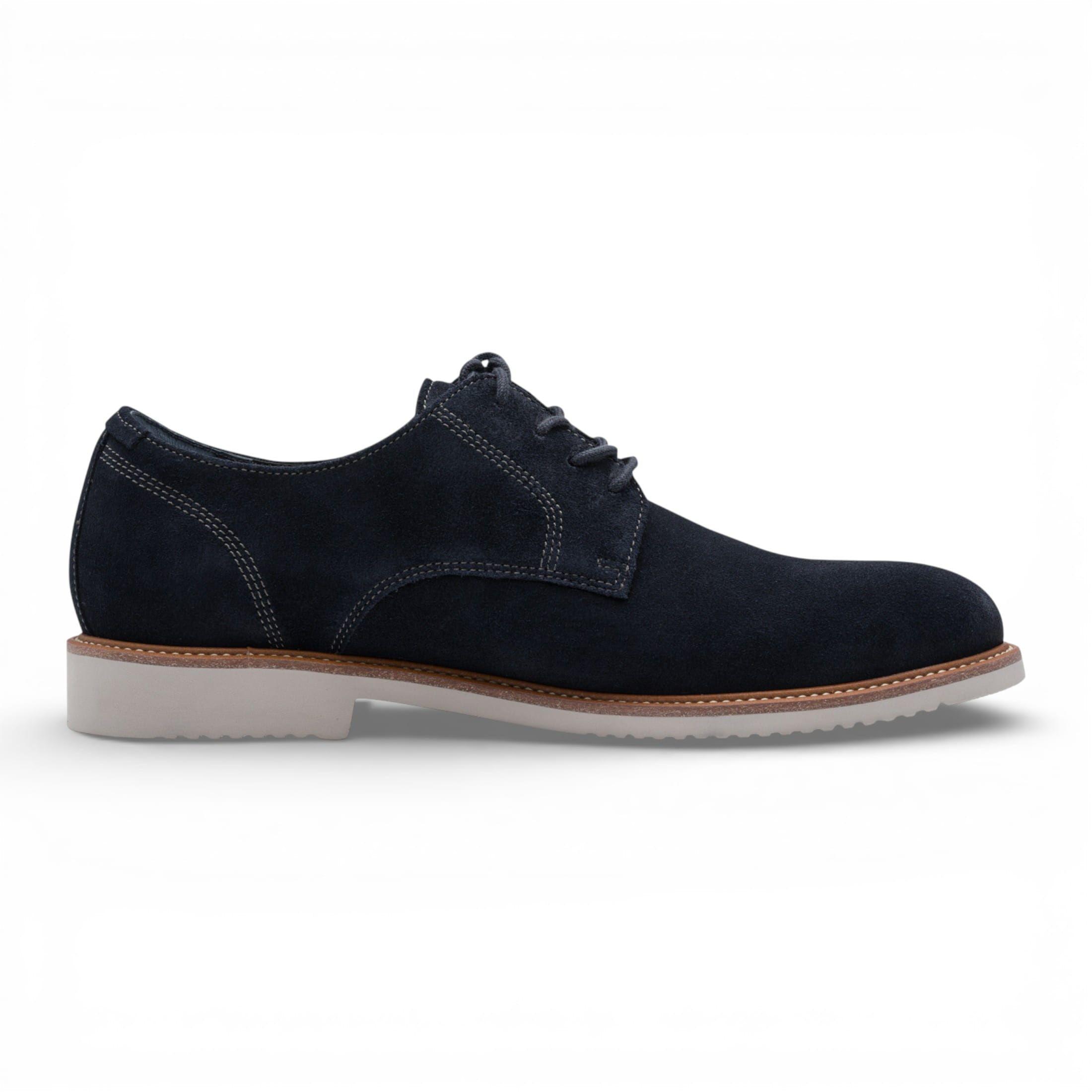 Tamaris Leather Plain Toe Smart Derby Shoes -13214 by INFINITY LEATHER
