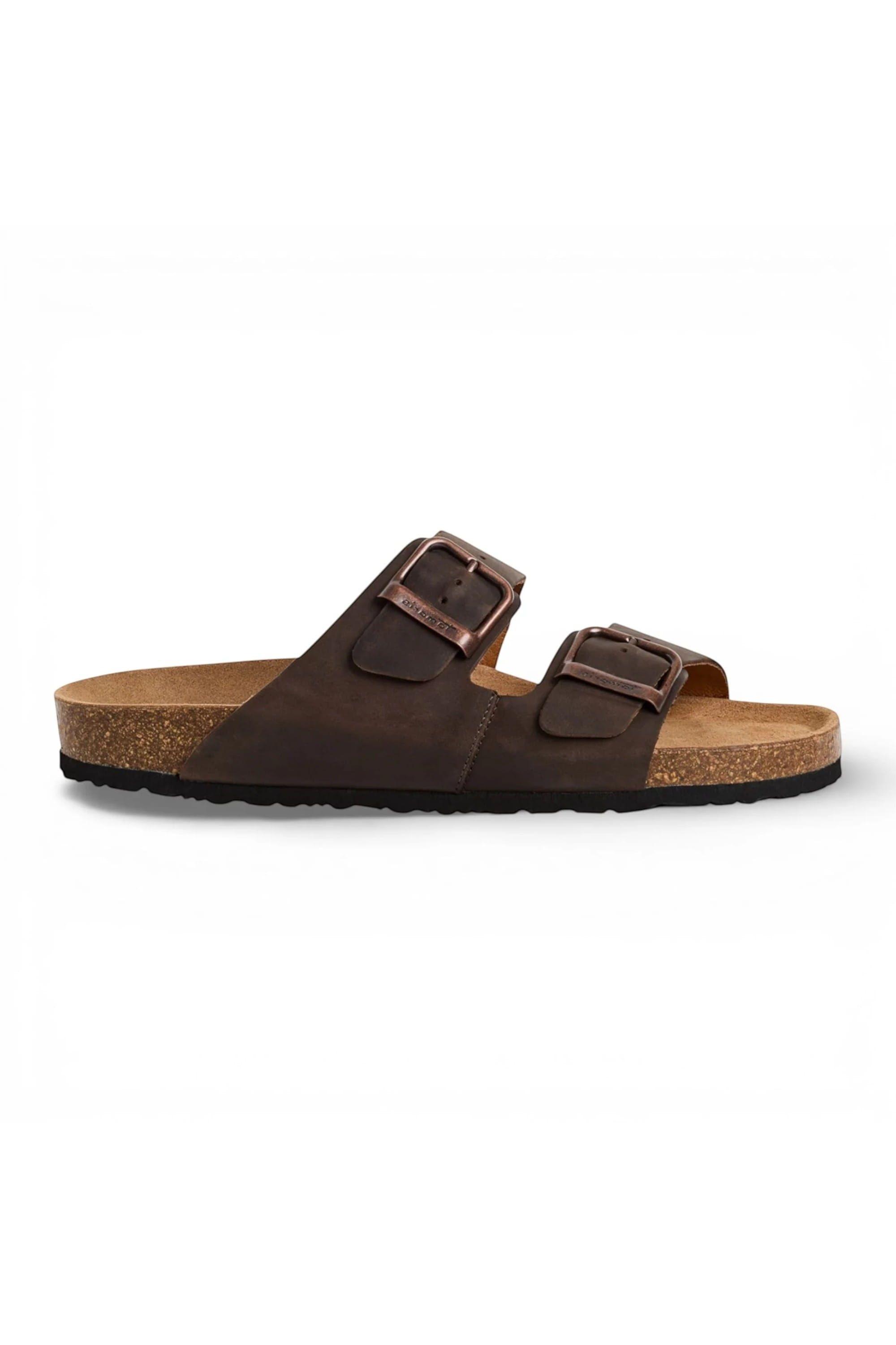 Tamaris Leather Slip-On Footbed Slipper Sandals - 17400 by INFINITY LEATHER