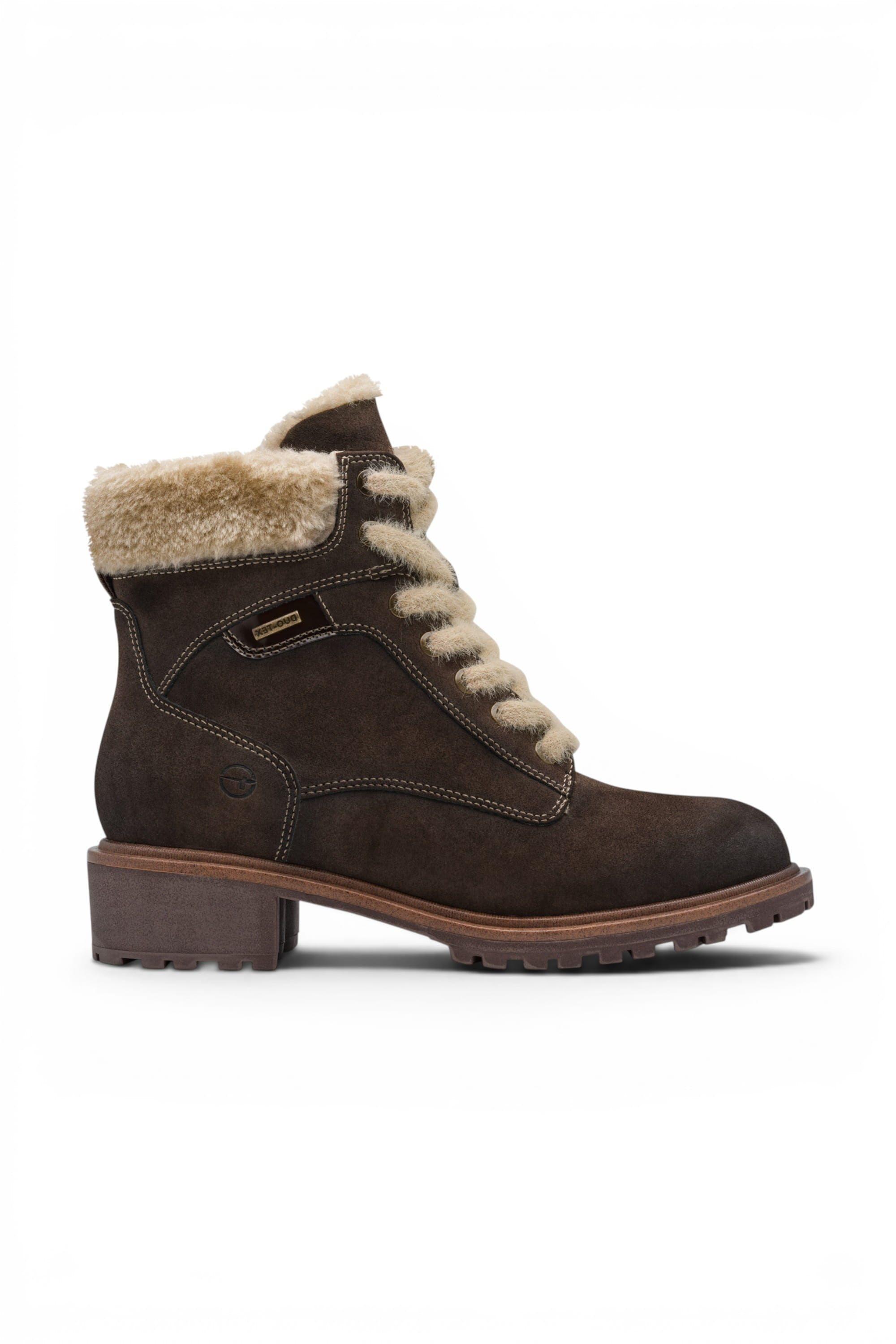 Tamaris Warm Lace-Up Winter Outdoor Ankle Boots - 26266-43 by INFINITY LEATHER