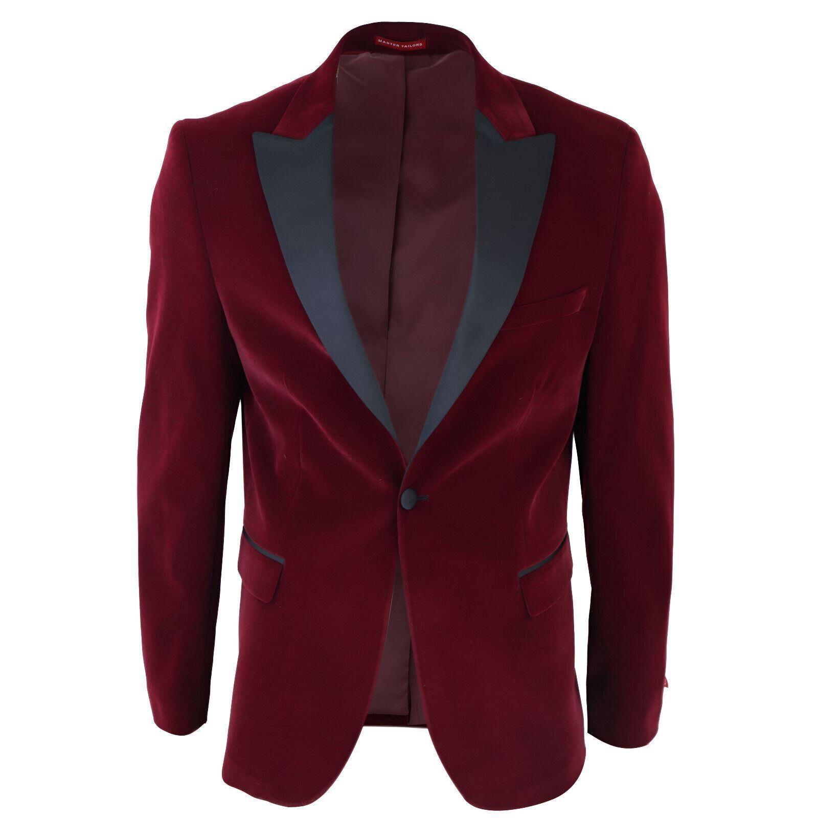 Velvet Dinner Tuxedo Suit Jacket Blazer by INFINITY LEATHER